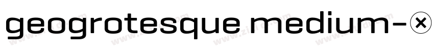 geogrotesque medium字体转换